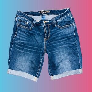 Arizona Jean Company Women's Denim Blue Shorts